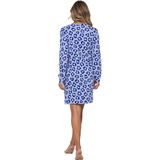 Rebelle - Leopard Lilac - Nachthemd - Paars/Wit - Bio Katoen