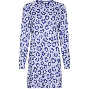 Rebelle - Leopard Lilac - Nachthemd - Paars/Wit - Bio Katoen