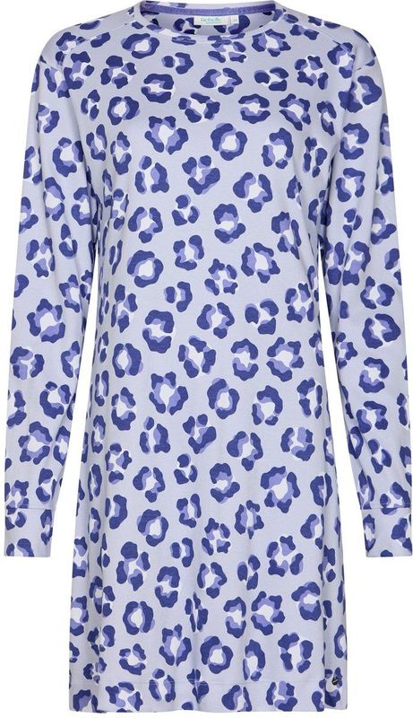 Rebelle - Leopard Lilac - Nachthemd - Paars/Wit - Bio Katoen