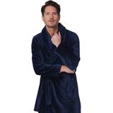 Pastunette - Midnight Mode - Badjas - Blauw - Fleece