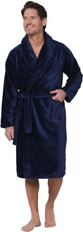 Pastunette - Midnight Mode - Badjas - Blauw - Fleece
