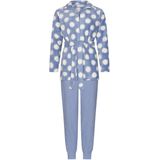 Pastunette - Blue Fog - Huispak - Blauw/Wit - Fleece