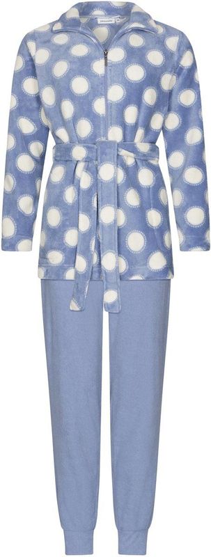 Pastunette - Blue Fog - Huispak - Blauw/Wit - Fleece