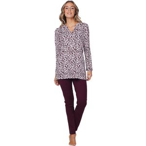 Pastunette Premium - Pyjama - Bordeaux - Katoen/Modal - Grace