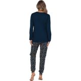 Pastunette - Moonlite - Pyjama - Donkerblauw - Bio Katoen