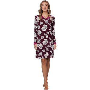 Pastunette Premium - Burgundy Dream - Nachthemd - Donkerrood - Ecovero Viscose