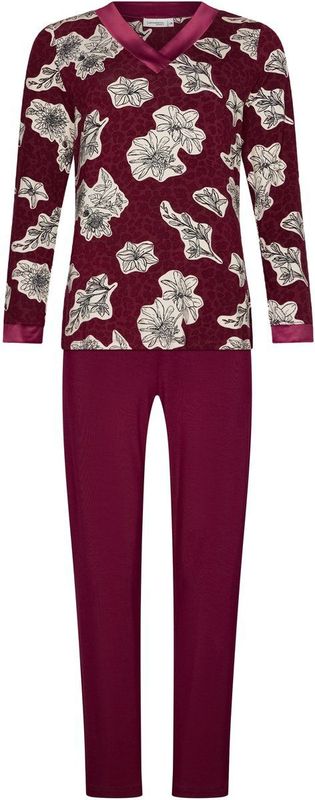 Pastunette Premium - Burgundy Dream - Pyjama - Bordeaux - Ecovero Viscose