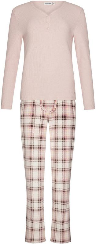 Pastunette - Pink Checks - Pyjama/Huispak - Roze - Flannel/Fleece