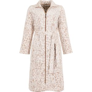 Pastunette - Beige Animal - Badjas - Fleece - Rits