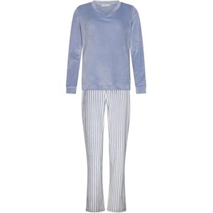 Pastunette - Blue Fog - Pyjama - Uni Blauw - Fanel/Fleece