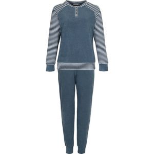 Pastunette - Pyjamaset - Blauw - Katoen/Polyester - Badstof
