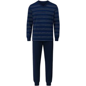 Pastunette - Pyjama - Donkerblauw - Katoen - Gestreept