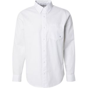 Overhemden - Brilliant White - Met Monogram-Borduursel - Lange Mouwen