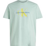 Calvin Klein - Groene Katoenen Heren T-Shirt