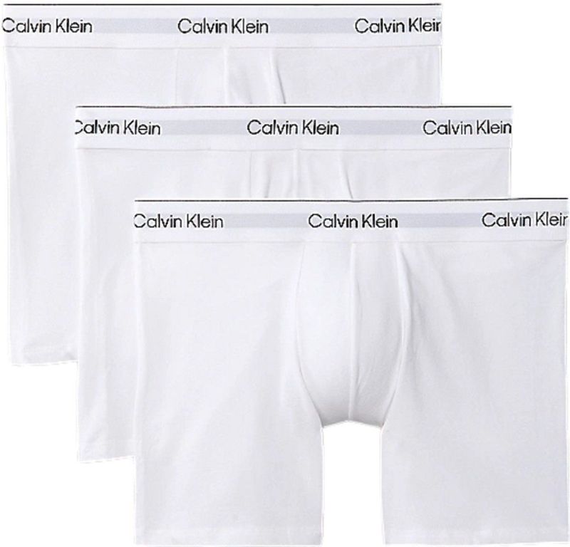 Calvin Klein - Icon Cotton Stretch - Boxer Briefs - Wit - 3-pack