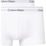 Calvin Klein - Low Rise Trunk 3 Pack - Boxershorts - Wit - Katoen, Elastaan