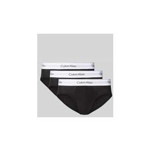 Calvin Klein 3-Pack Heren Slips - Zwart - Maat S