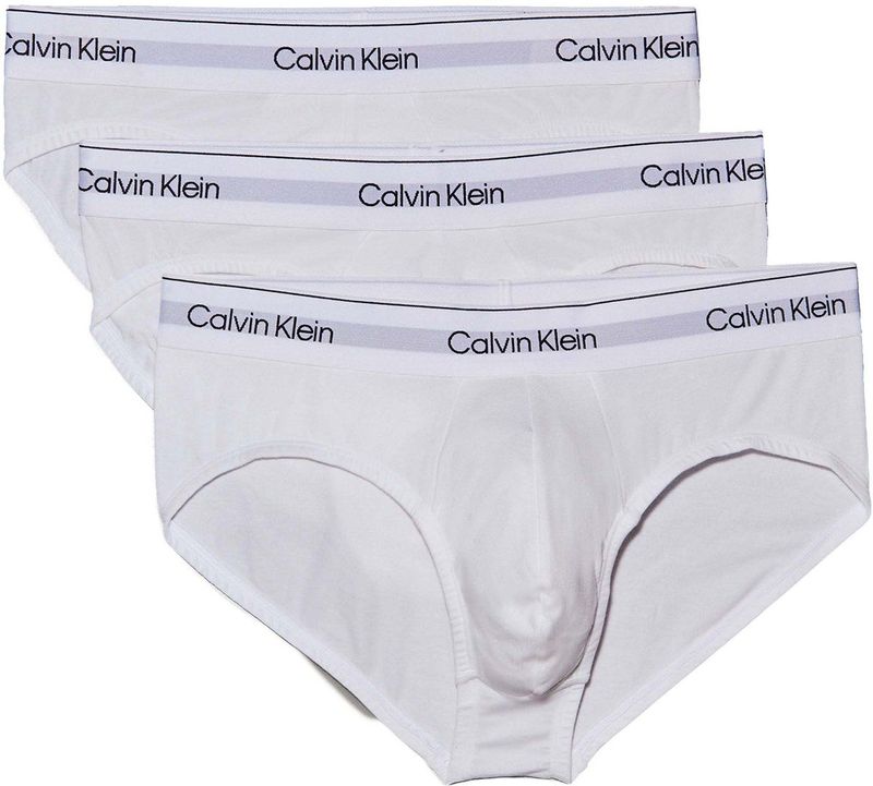 Calvin Klein - Hip Briefs - 3-Pack - Zwart - Katoen