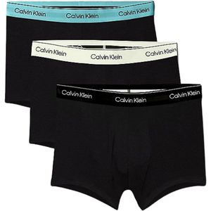 Calvin Klein Boxershorts - Zwart met Gekleurde Tailleband - 3-Pack