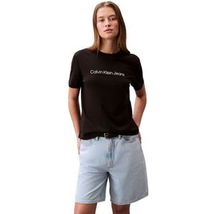 Calvin Klein Jeans Shirt  zwart / wit