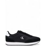 Calvin Klein Jeans - Vetersneakers - Zwart - Leer