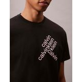 Calvin Klein - LV04RC832G - T-shirt - Zwart - Katoen - Korte Mouwen