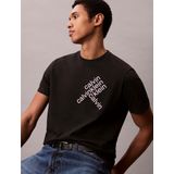 Calvin Klein - LV04RC832G - T-shirt - Zwart - Katoen - Korte Mouwen