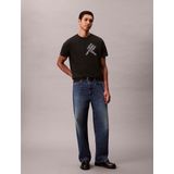 Calvin Klein - LV04RC832G - T-shirt - Zwart - Katoen - Korte Mouwen