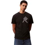 Calvin Klein - LV04RC832G - T-shirt - Zwart - Katoen - Korte Mouwen