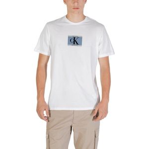 CALVIN KLEIN - Graphic Box T-shirt - Zwart - Katoen