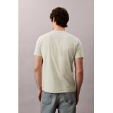 CALVIN KLEIN JEANS regular T-shirt BADGE 30S lichtgroen