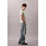 CALVIN KLEIN JEANS regular T-shirt BADGE 30S lichtgroen