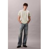 CALVIN KLEIN JEANS regular T-shirt BADGE 30S lichtgroen