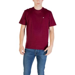 T-shirt - Deep Rouge - Korte Mouwen - Ronde Hals - Normale Pasvorm