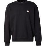 Calvin Klein - LS EU Badge 350Terry CN Swtshrt - Zwart - Sweatshirt