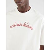 Shirt - Jersey - Ronde Hals - Logoprint - Halve Mouw - Losse Pasvorm