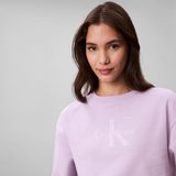 Calvin Klein Jeans - Sweat-shirt - Violet - LS MNLG FRNCH TRRY R LV047B234G