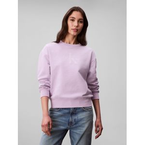 Calvin Klein Jeans - Sweat-shirt - Violet - LS MNLG FRNCH TRRY R LV047B234G
