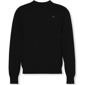 Calvin Klein Jeans - LS EZ COTTON CREWNK - Trui - Zwart - Katoen