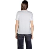 CALVIN KLEIN JEANS - T-shirt - Wit - Katoen - Korte Mouwen