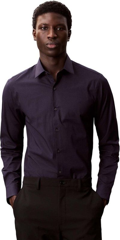 Calvin Klein - Businessoverhemd - Night Sky - SLIM ESNTL POPLIN