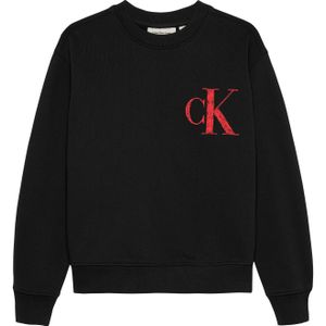 Calvin Klein - BACK GRAPHIC TERRY CN - Sweatshirt - Ck Black - Regular Fit
