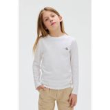 Calvin Klein IB0IB02255 T-shirt met 2P borst mono LS voor jongens, andere tops, zwart (zwart/helder wit), 4 jaar, Zwart (Ck Zwart/Helder Wit), 4 jaar