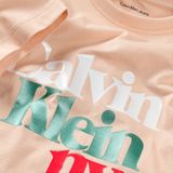 CALVIN KLEIN JEANS - Pearl Signature - T-shirt - Wit - Katoen