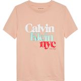 CALVIN KLEIN JEANS - Pearl Signature - T-shirt - Wit - Katoen