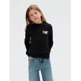 Calvin Klein - Sweatshirt - Zwart - Met Logoprint - Lange Mouw