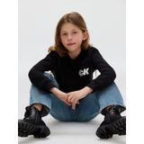 Calvin Klein - Sweatshirt - Zwart - Met Logoprint - Lange Mouw