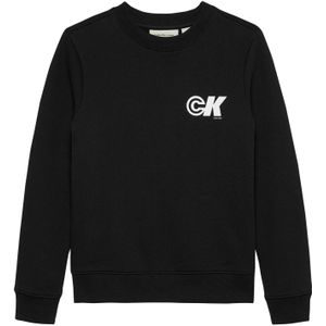 Calvin Klein - Sweatshirt - Zwart - Met Logoprint - Lange Mouw
