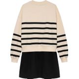 Calvin Klein - Sweatjurk - Ecru - Katoen - Lange Mouwen