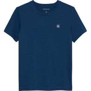 Calvin Klein T-Shirt - Mono Mini Badge - Blue Jean - Calvin Klein - 8 jaar (128) - T-Shirts